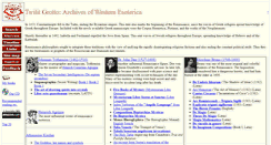 Desktop Screenshot of esotericarchives.com